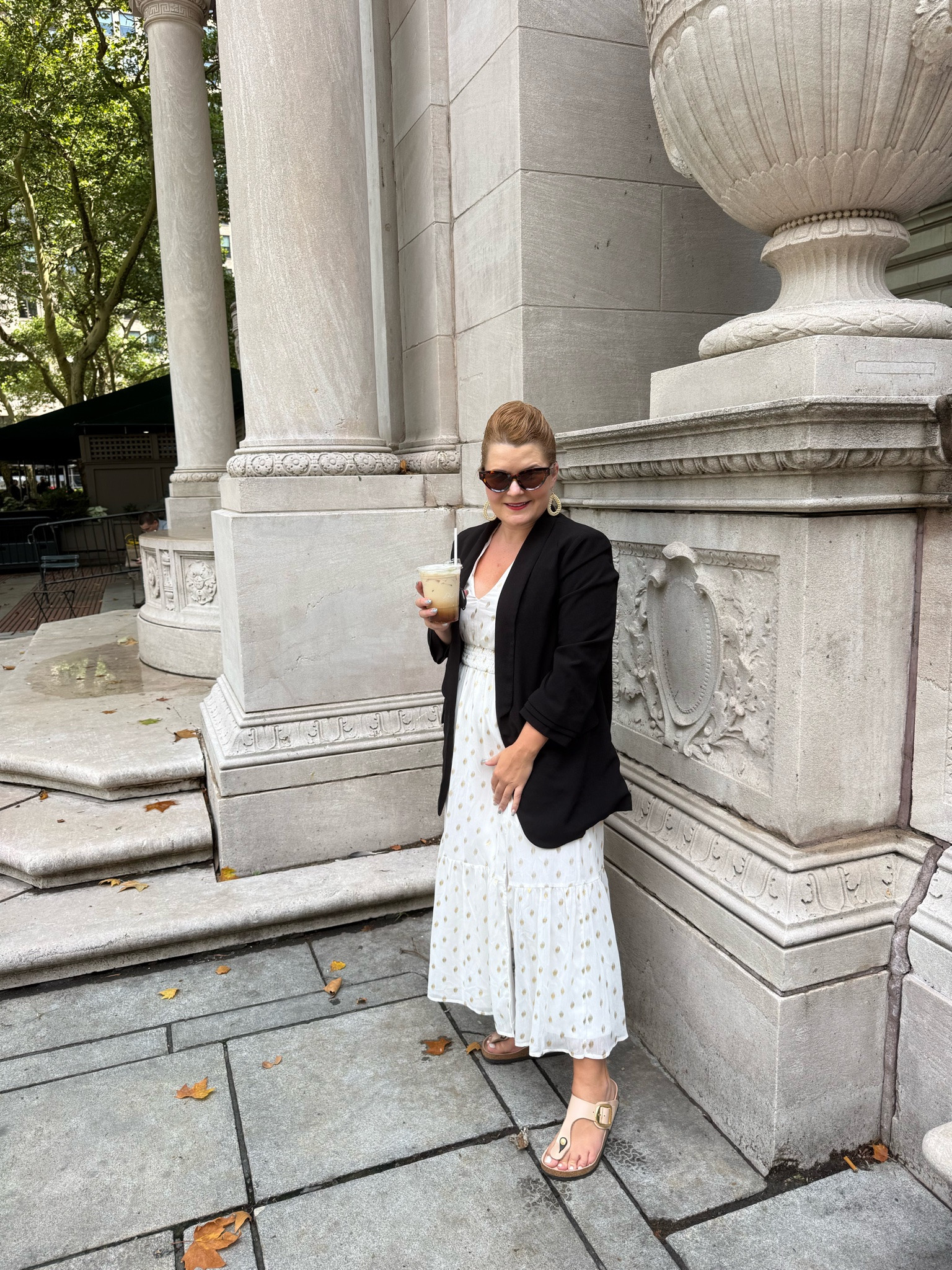 Tuesday ootd. Still enjoying these warmer fall days.

#LTKootd #LTKPetite #LTKWorkwear
