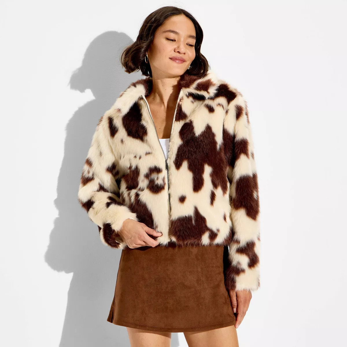 Women's Faux Fur Jacket - Wild Fable™ | Target