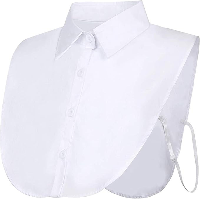 Shinywear Women's Fake Collar Detachable Dickey Collar Half Shirts False Collar | Amazon (US)