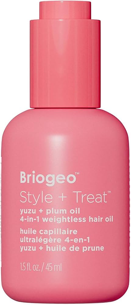 Briogeo Style + Treat Yuzu + Plum 4-in-1 Weightless Hair Oil – Silicone-Free Oil for Heat Prote... | Amazon (US)