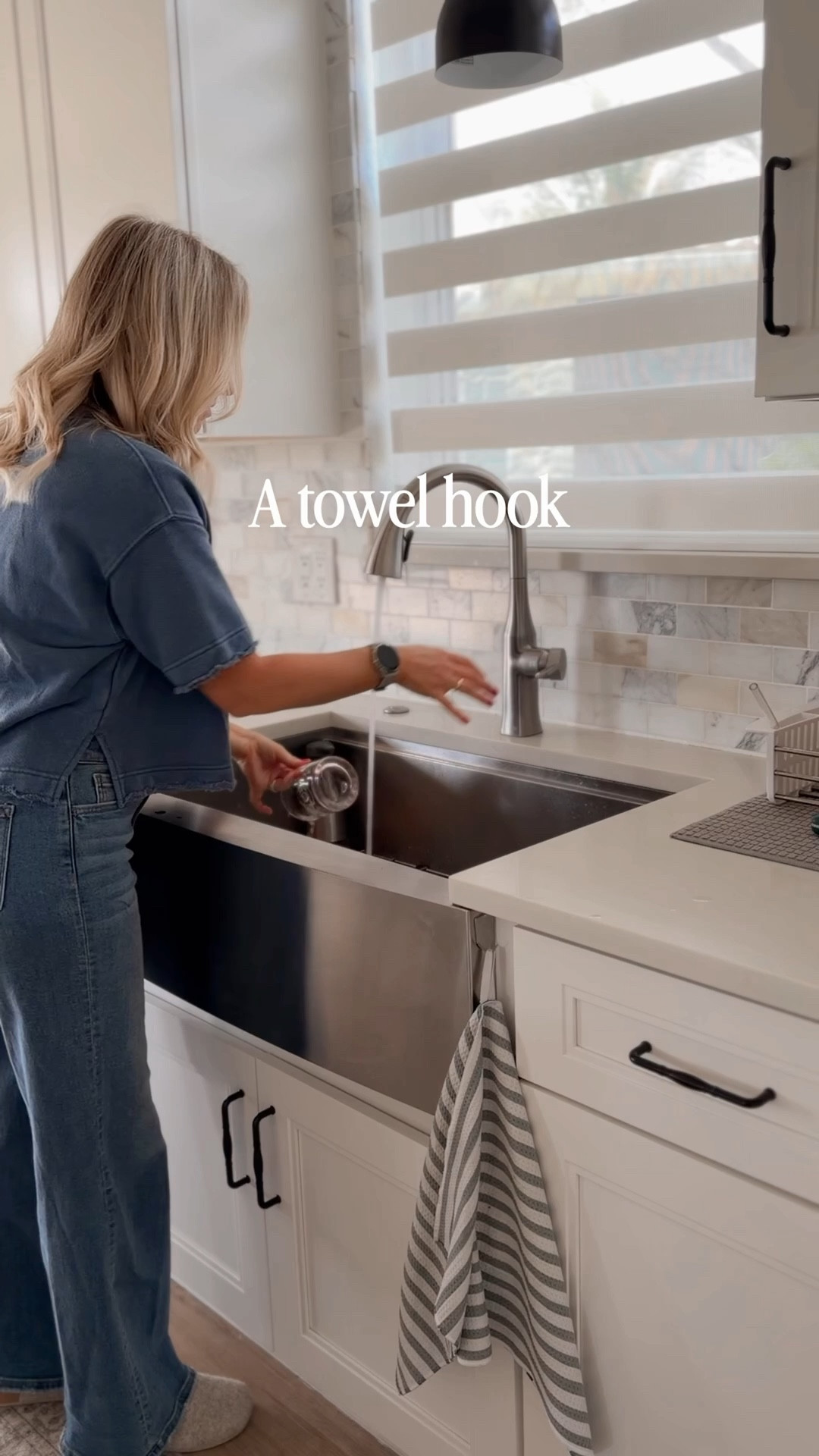 A small towel hook so a towel is always nearby 

#LTKHome