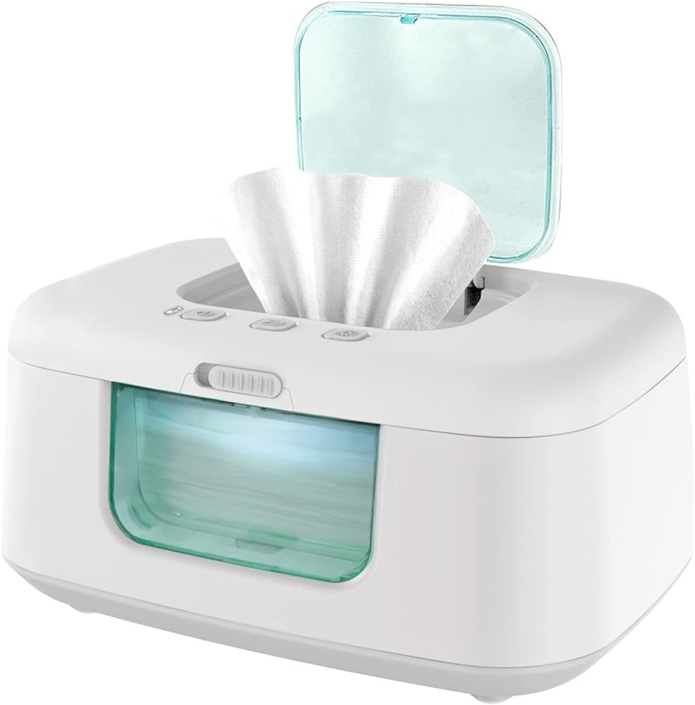 TinyBums Baby Wipe Warmer & Dispenser with LED Changing Light & On/Off Switch - Jool Baby | Amazon (US)