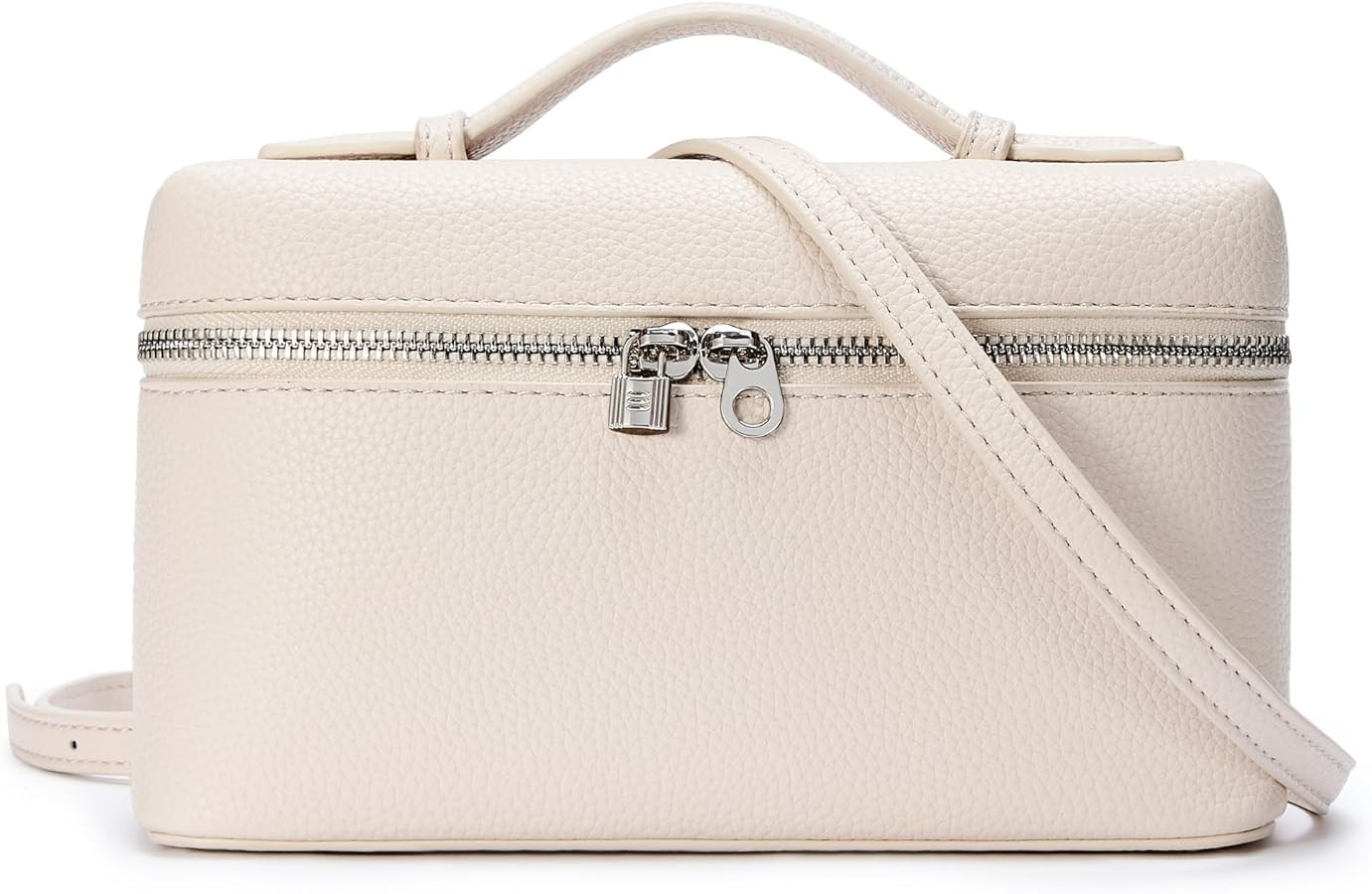 Crossbody Bag for Women L19 Pouch Top-Handle Leather Bag Shoulder Handbag Extra Pocket Luxury Tre... | Amazon (US)