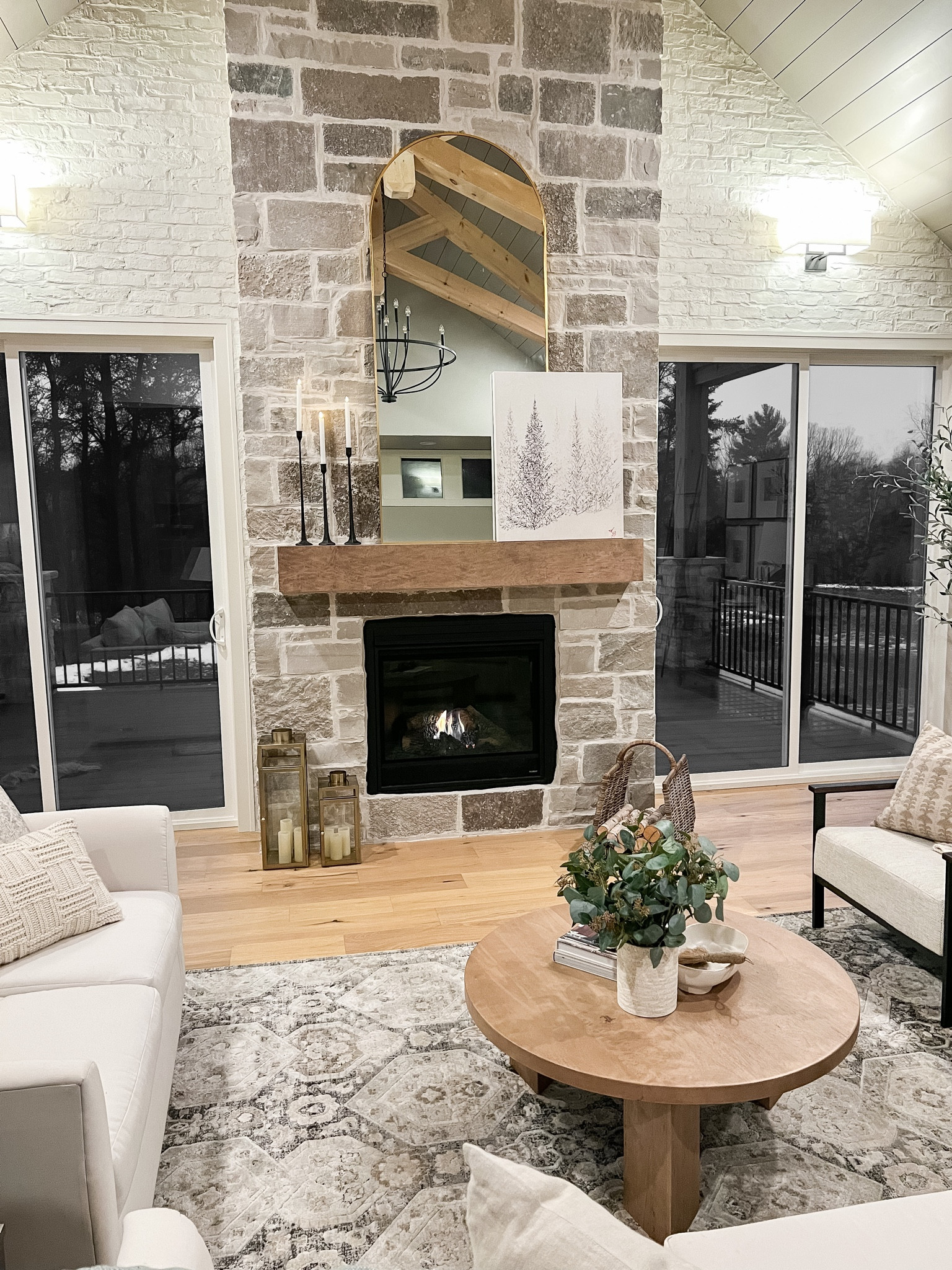 Living room decor - living room furniture - farmhouse living room - farmhouse decor - winter decor 

#LTKhome