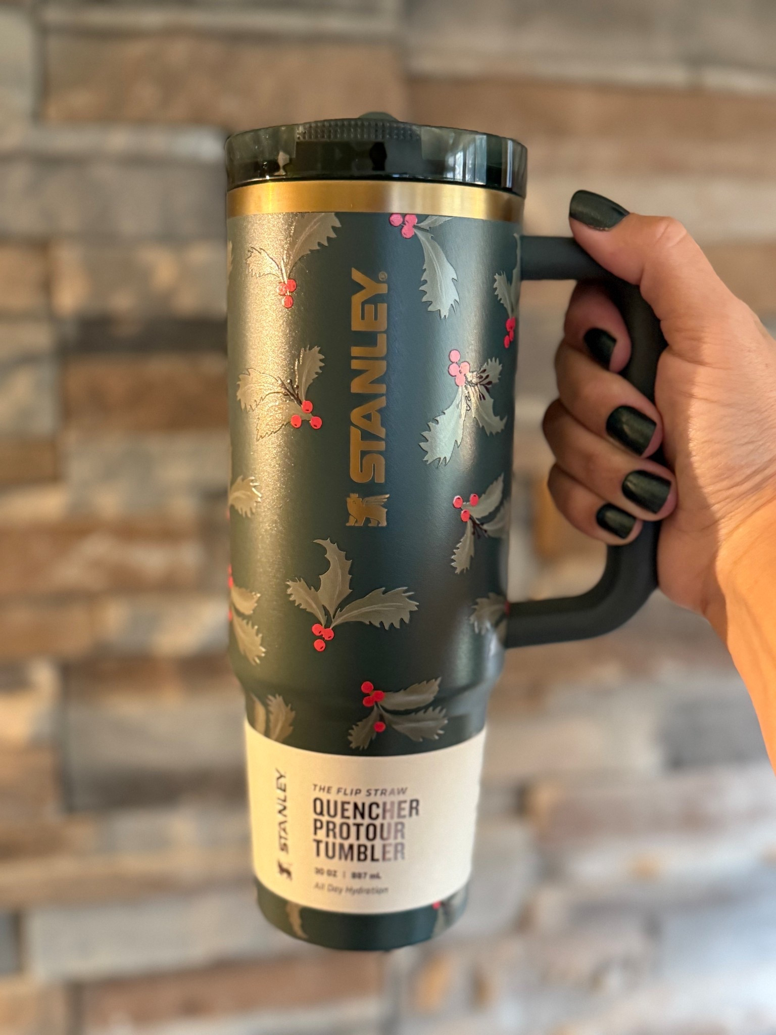 Just in time for the holiday season 💚
When you’re nursing a 6-week-old, hydration isn’t optional.
My 30 oz Stanley ProTour Flip Quencher (in Botanical) is coming everywhere with me — school drop-offs, middle-of-the-night feeds, and holiday chaos included. The flip-straw lid means no spills, and it keeps my water cold all day.

#Stanley1913Partner @Stanley_Brand #ad

#LTKGiftGuide #LTKSeasonal #LTKHoliday