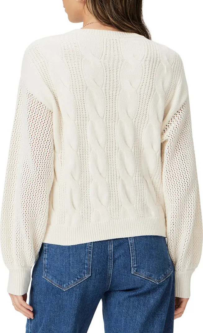 PAIGE Osanne Cable Stitch Sweater | Nordstrom | Nordstrom