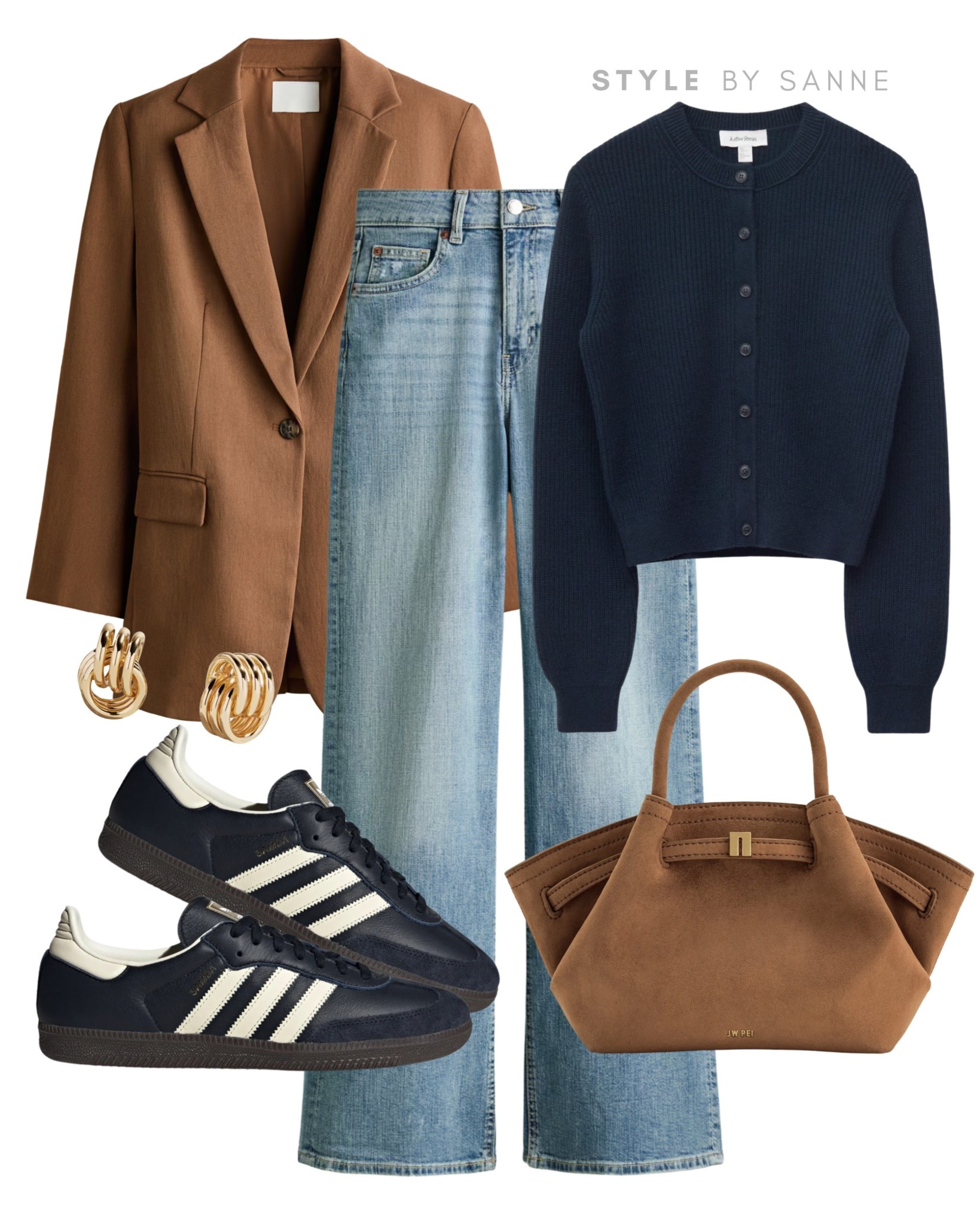 A warm brown blazer paired with classic denim creates a timeless, effortless base. Styled with a navy cardigan, tonal sneakers and a structured bag for a polished yet relaxed everyday look.💙

#LTKspring #LTKstyletip #LTKworkwear