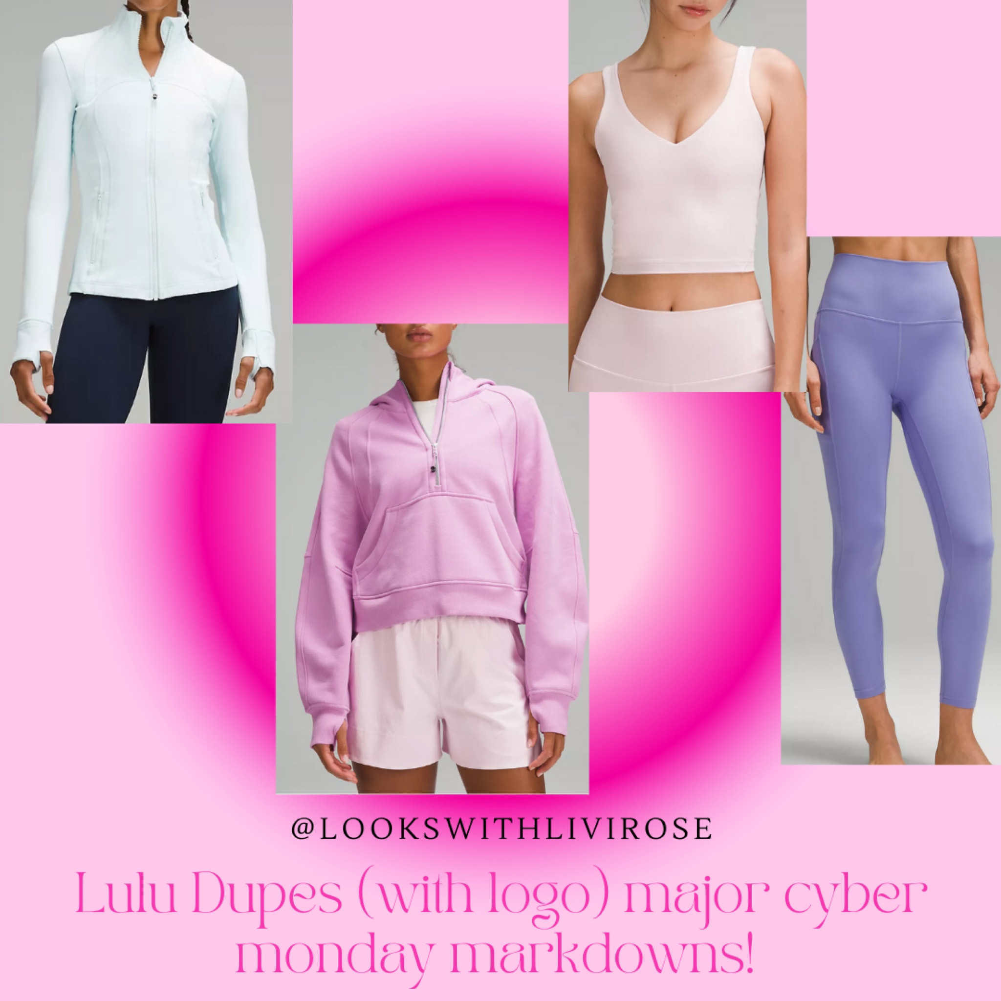 Remember all my “lulu” dupes have the logo! Great sales going on and so many cute ~rare~ colors available that are always sold out on lulu! 

#LTKCyberWeek #LTKGiftGuide #LTKsalealert