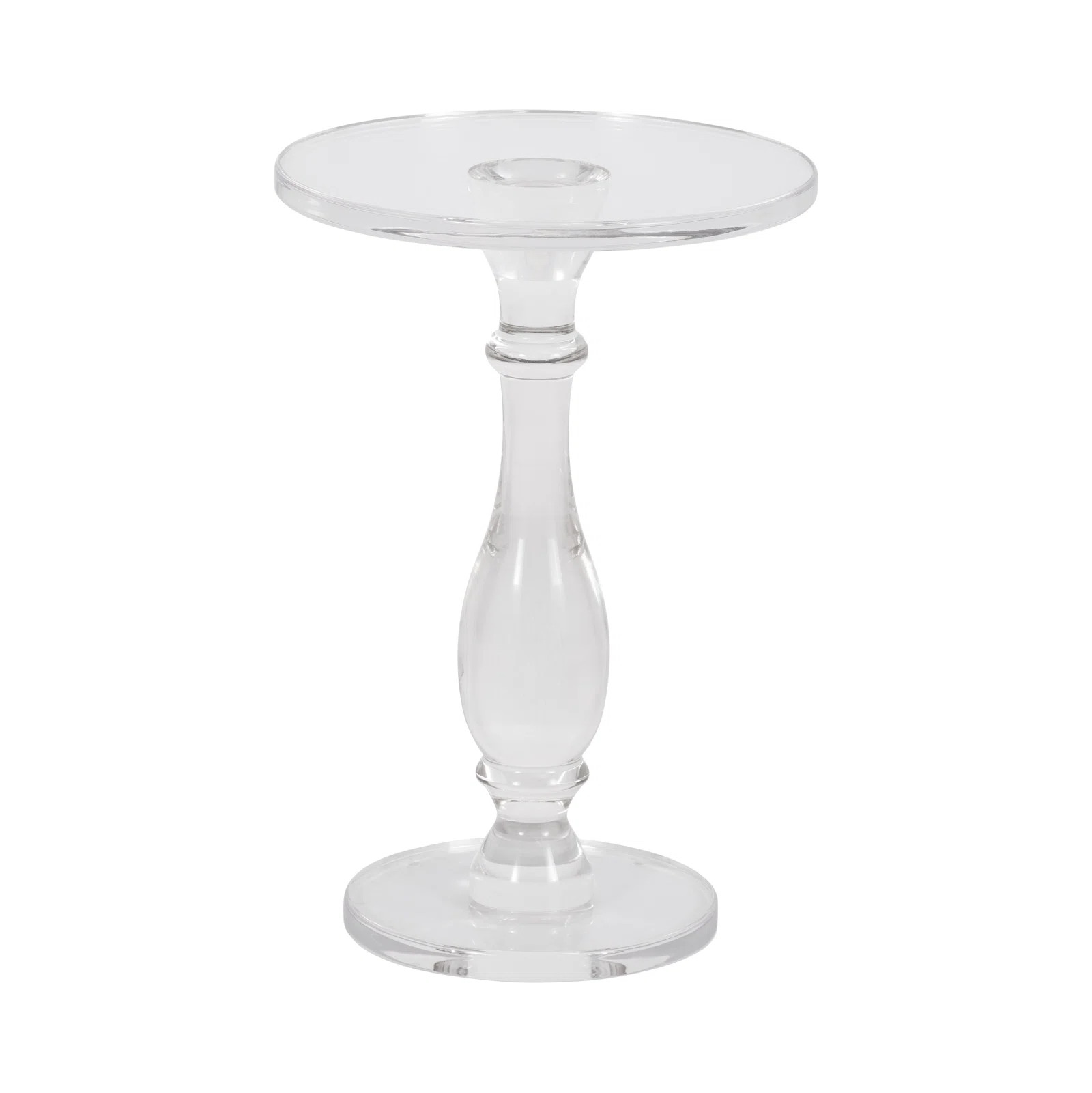 20" Nivine Acrylic Accent Table, 20"H - 13" x 13" x 20" | Wayfair North America