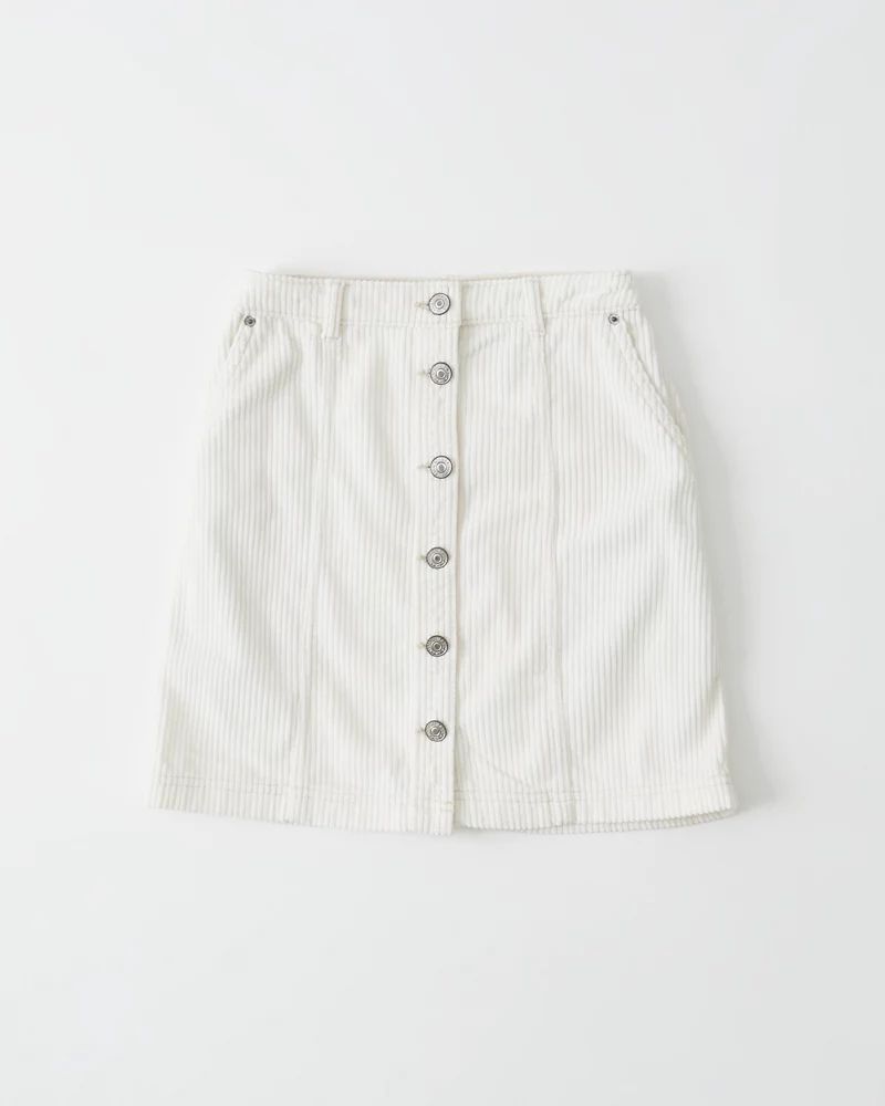Corduroy Mini Skirt | Abercrombie & Fitch US & UK