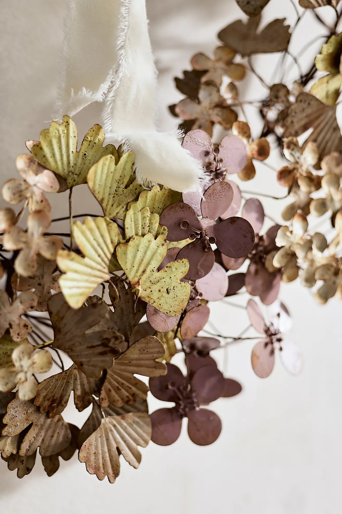 Hydrangea Iron Wreath | Anthropologie (US)