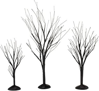 Department 56 Halloween Accessories for Village Collections Bare Branch Trees Figurine Set, Multi... | Amazon (US)