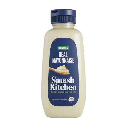 Smash Kitchen Organic Real Mayonnaise, 11.25 fl oz Bottle | Walmart (US)