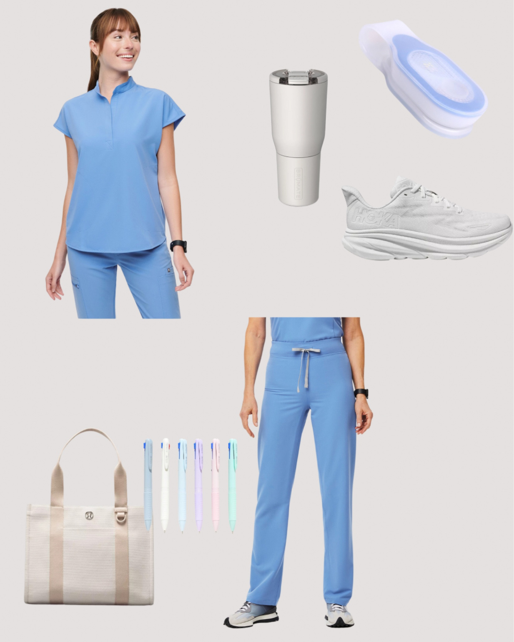 Scrub outfit!

Figs, Hokas, Scrub styling, blue scrubs 

#LTKWorkwear #LTKStyleTip #LTKShoeCrush