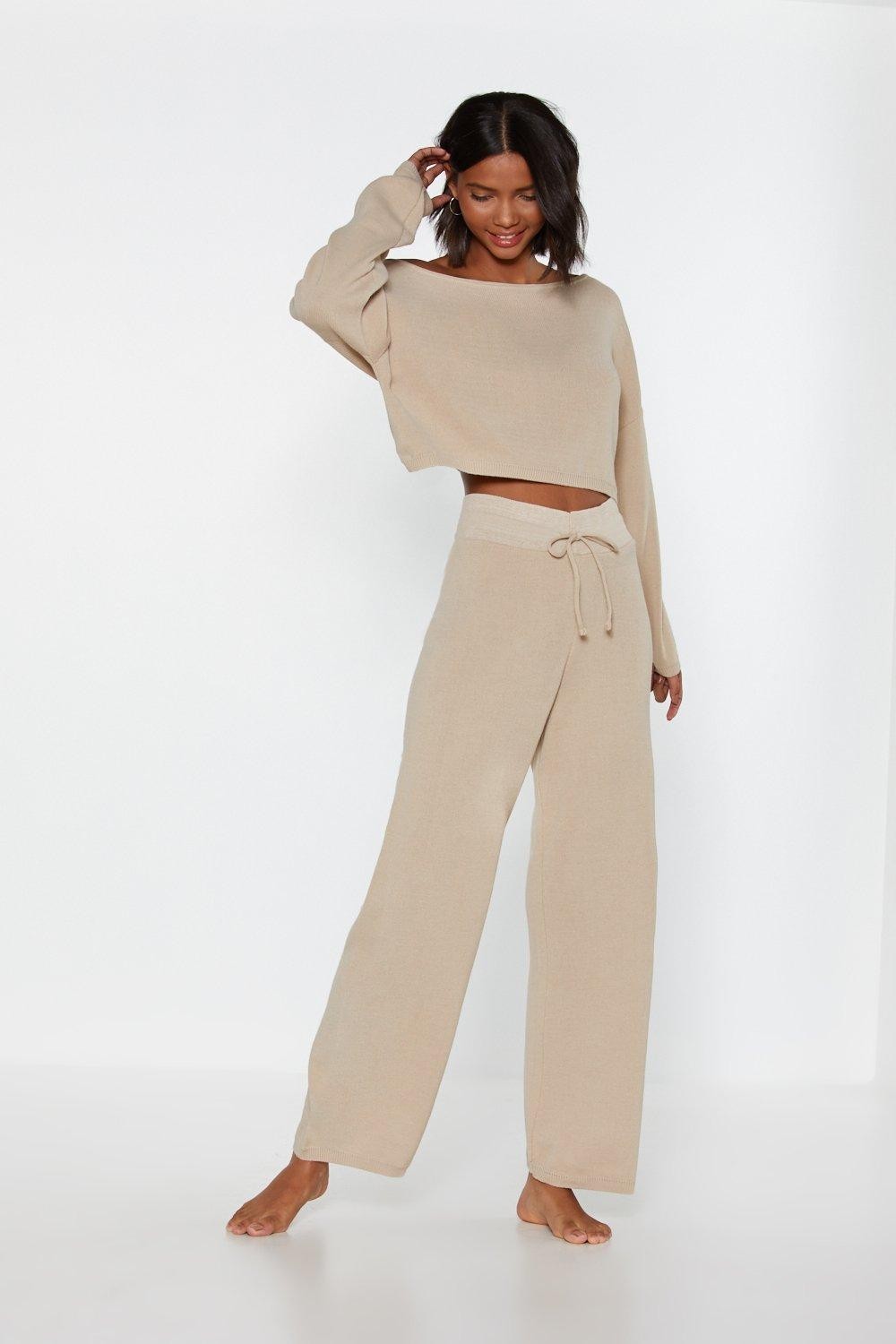Slow Down Sweater and Joggers Lounge Set | NastyGal (US & CA)