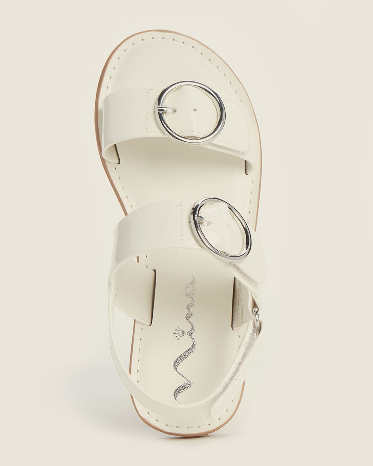 (Kids Girls) White Brunny Patent Flat Sandals | Century 21 Department Stores