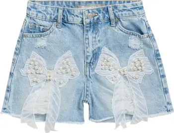 Tractr Kids' Embellished Denim Shorts | Nordstromrack | Nordstrom Rack