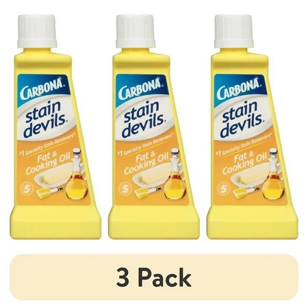 (3 pack) Carbona Stain Devils No. 5 Fat and Cooking Oil Stain Remover, 1.7 Ounces | Walmart (US)