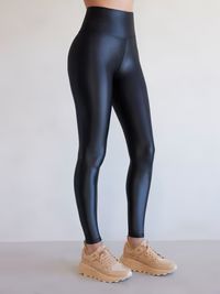 High Rise Full-length Legging in Takara Shine | Carbon38