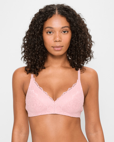 Womens Lace Wirefree Contour T-Shirt Bra - Soft Rose Pink | Target AU