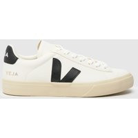 VEJA Campo Trainers in White & Black | Schuh