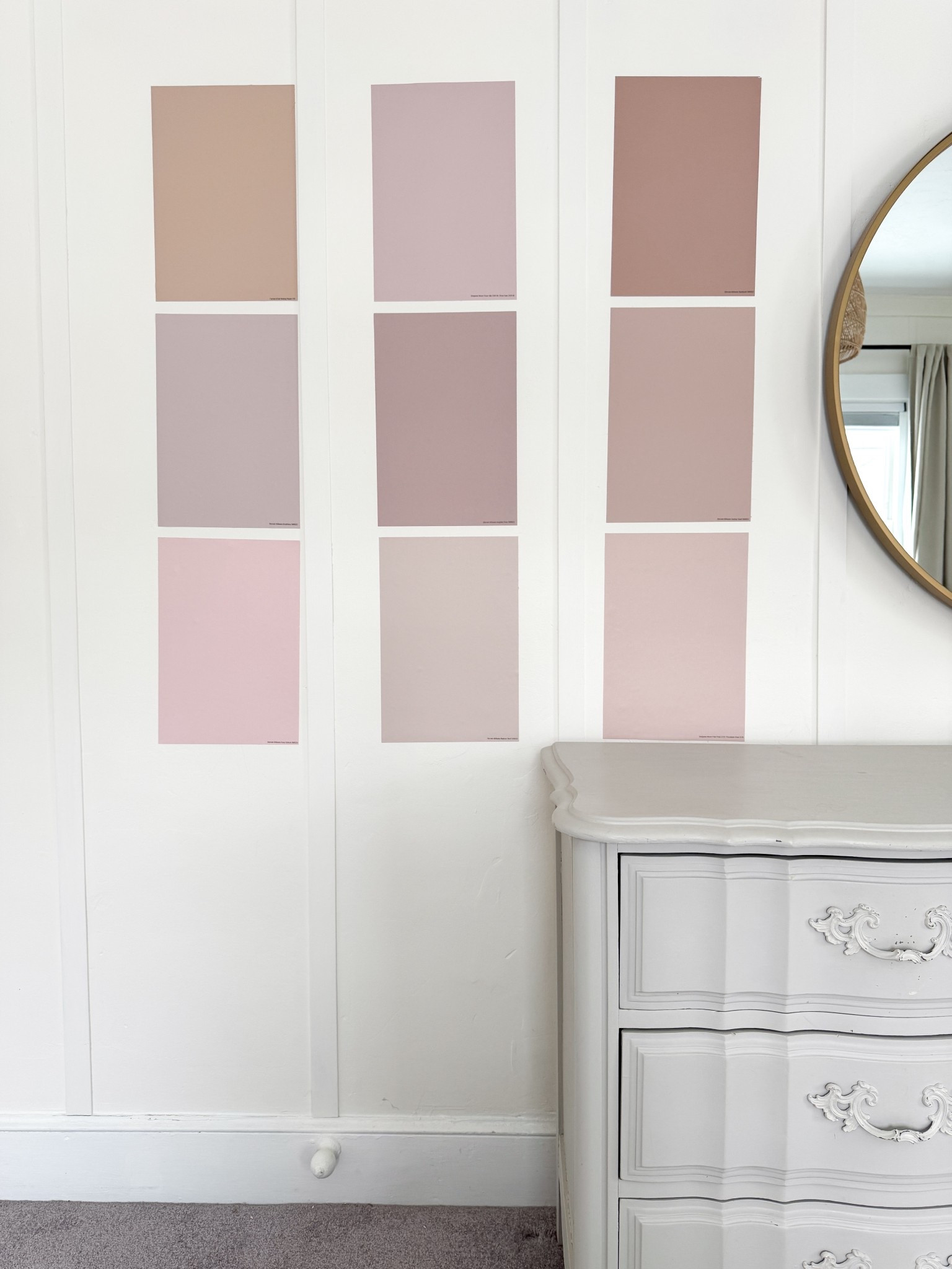 Dusty Pink Paint Colors. Nursery paint colors, girl bedroom paint colors. Samplize sale!! 

#LTKHome #LTKSaleAlert