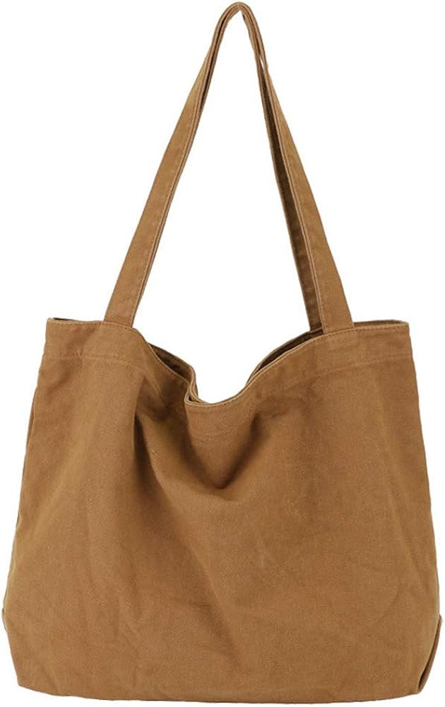 BOBILIKE Women Shoulder Bags Canvas Tote Bag Handbag Work Bags | Amazon (US)