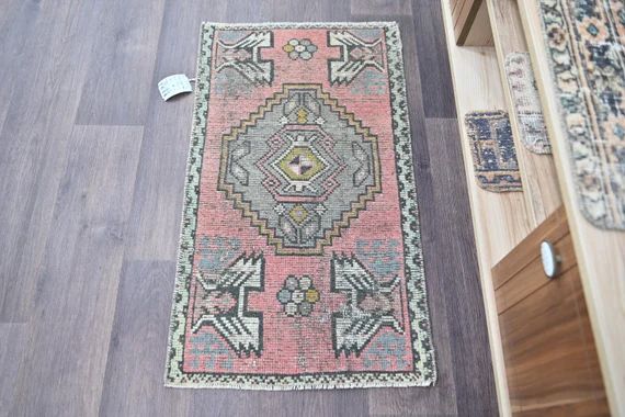 2x3 Oushak Rug, Oushak Door Mat, 2x3 Mini Rug,Anatolian Rug, 2x3 Turkish Rug,Bath Mat Rug, Vintag... | Etsy (US)