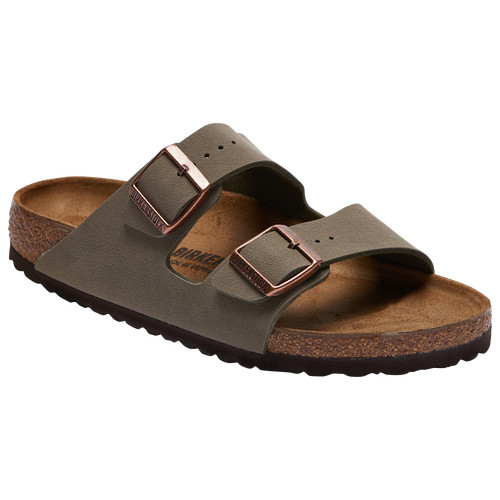 Birkenstock Arizona Cork Sandals - Women's Outdoor Sandals - Stone, Size 6.0 | Eastbay