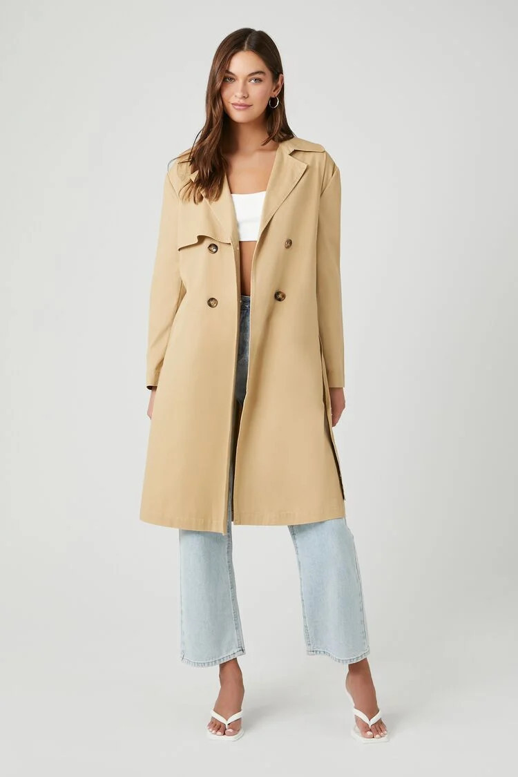 Belted Twill Trench Coat | Forever 21 (US)