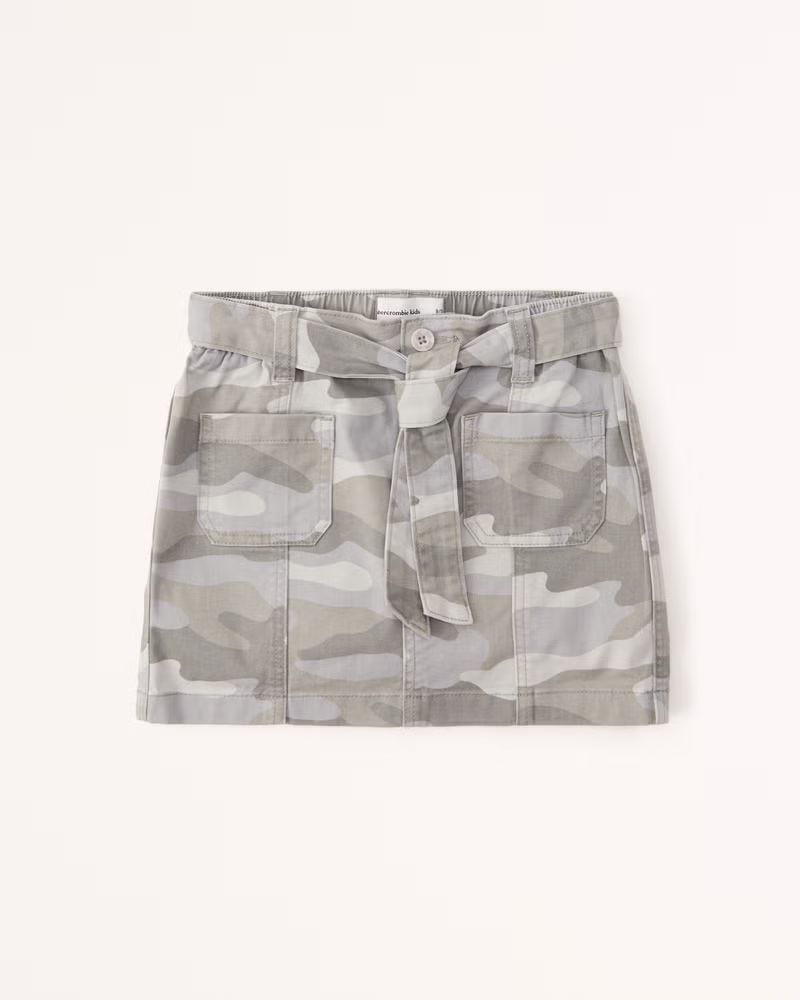 girls cargo mini skort | girls | Abercrombie.com | Abercrombie & Fitch (US)