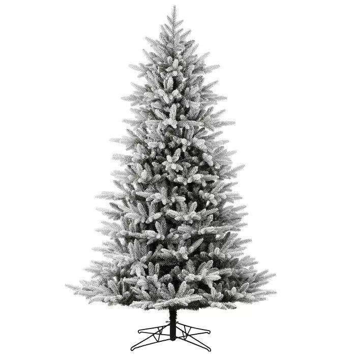 Vickerman Flocked Aspen Fir Artificial Christmas Tree | Target
