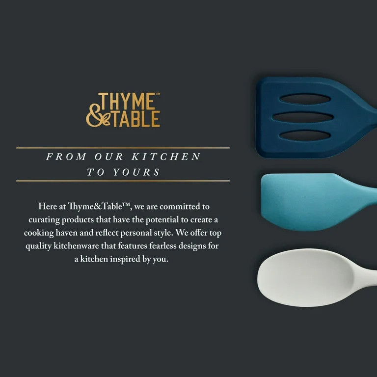 Thyme and Table Silicone Mini Kitchen Utensil Set, 3 pcs | Walmart (US)