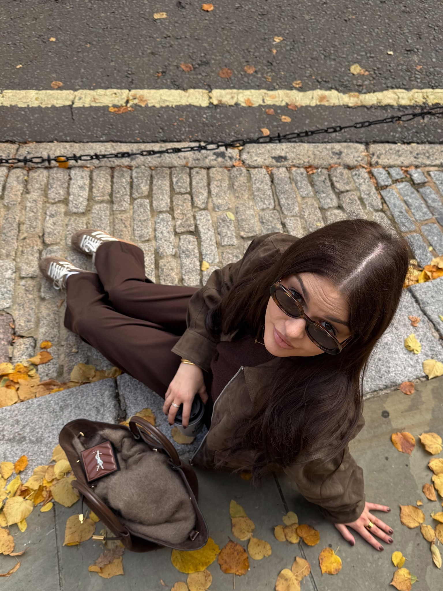 Chocolate brown autumn outfit with suede details

#LTKuk #LTKstyletip #LTKautumn
