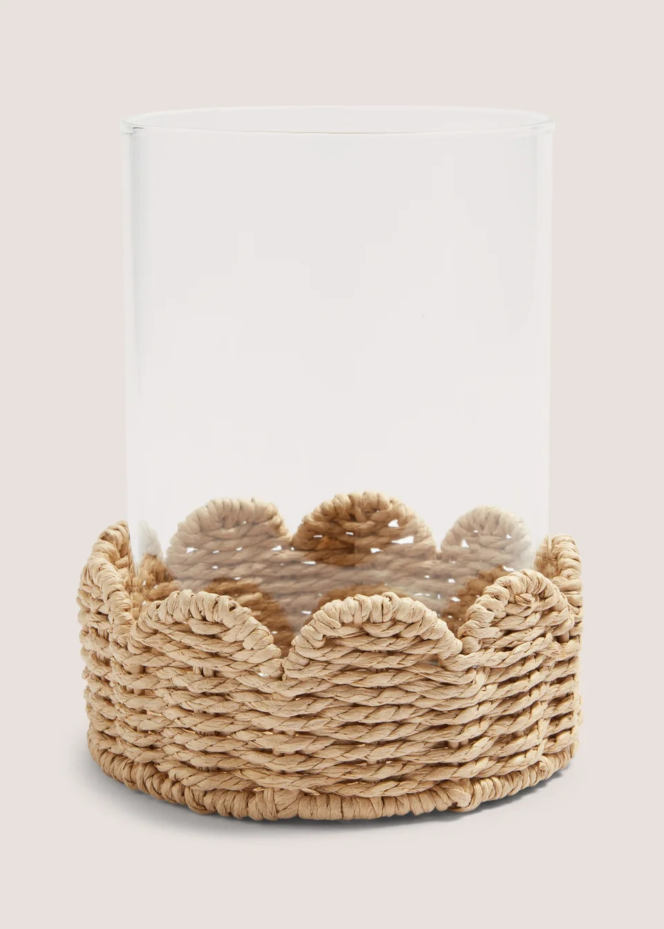 Scallop Edge Hurricane Candle Holder | Matalan (UK)