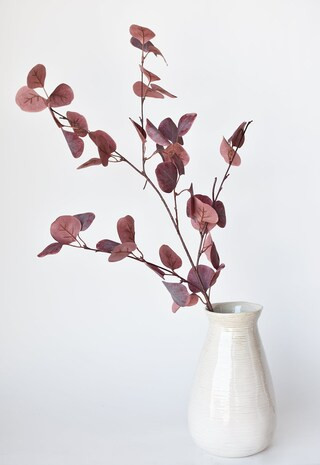 36" Faux Burgundy Gumdrop Eucalyptus Stem | Michaels | Michaels Stores