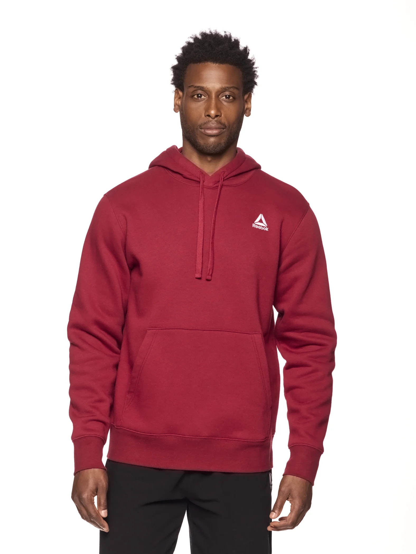 Reebok Men's & Big Men's Delta Logo Fleece Hoodie Sweatshirt, Sizes S-3XL | Walmart (US)