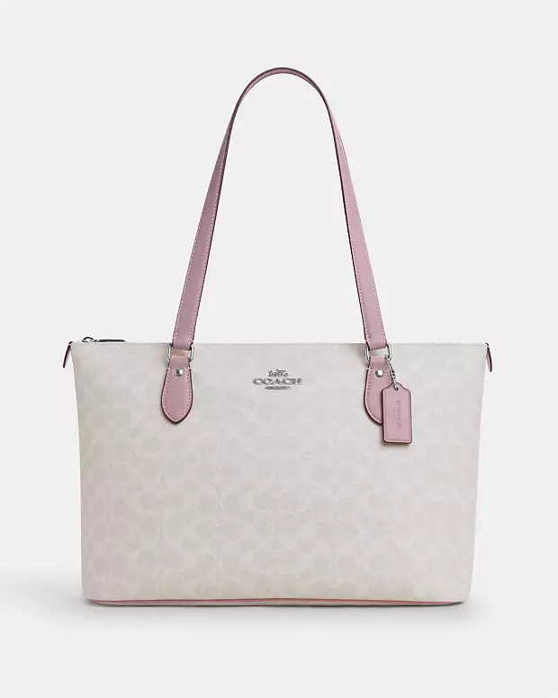 Gallery Tote Bag In Signature Canvas | Coach Outlet US