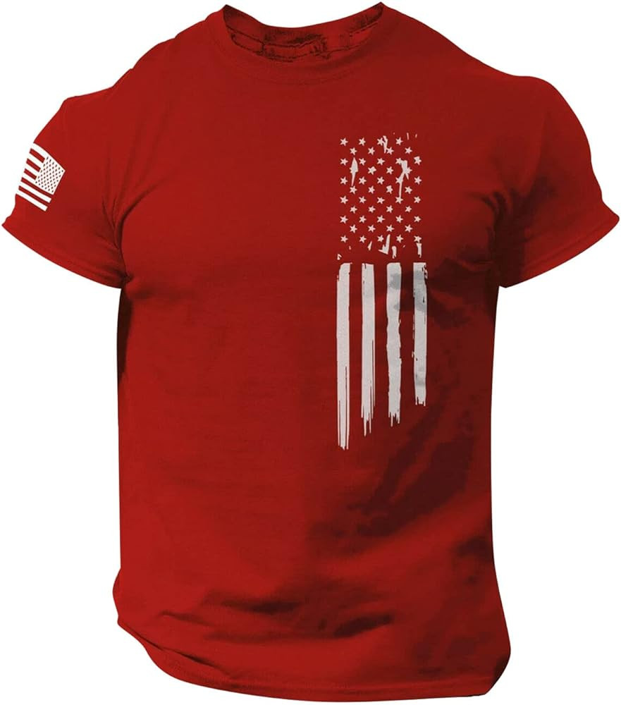 Mens Graphic T-Shirts Graphic Tees Graphic and Embroidered Fashion T-Shirt Spring and Summer Prin... | Amazon (US)