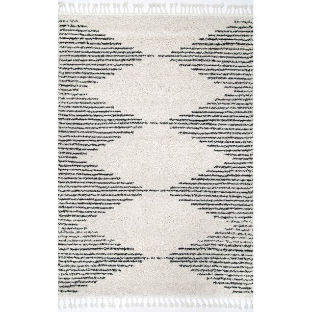 nuLOOM Bria Moroccan Diamond Tassel Area Rug - Walmart.com | Walmart (US)