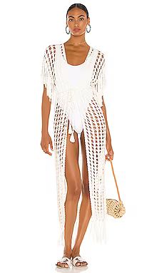 Flook The Label Neveah Cover Up in White from Revolve.com | Revolve Clothing (Global)