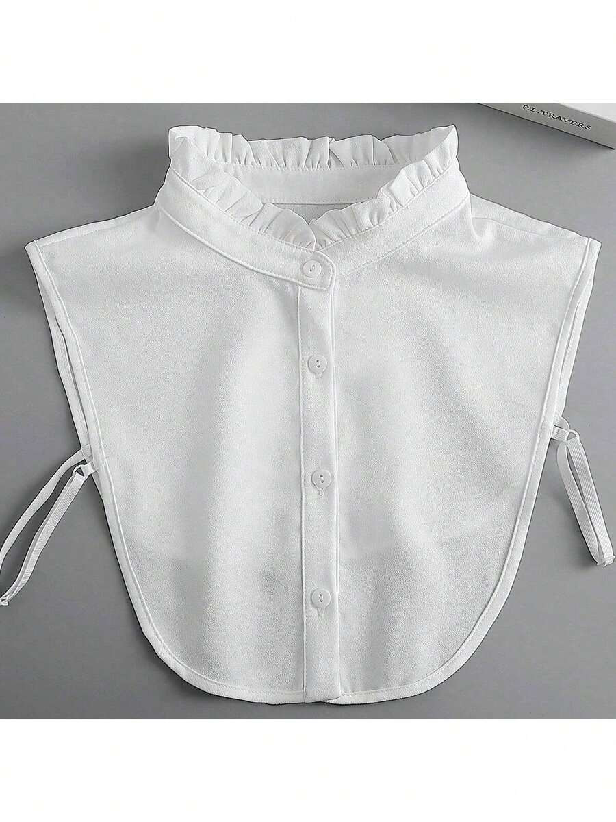 White Detachable Collar Simulated Collar For Decoration,  European Laced Dickey Collar Fakes Coll... | SHEIN