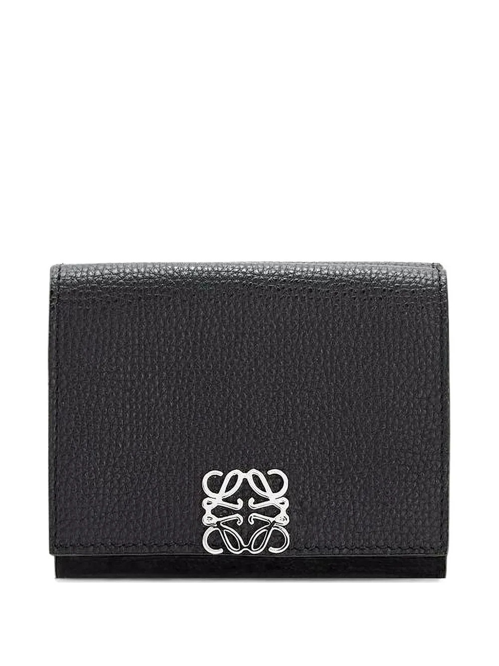 LOEWE anagram calfskin trifold wallet - Black | Farfetch Global