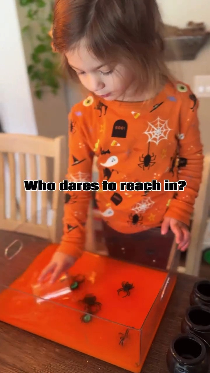 Is it a math project? Or just spooky water play?Either way… who dares to reach in?

With orange water, a handful of spiders, and a cup to scoop & catch, kids are giggling their way through creepy crawly play.

Want the real the secret? it’s also math in disguise. Every scoop builds number sense, measuring skills, and focus—while still feeling like pure spooky fun.

Quick to set up, but the learning (and laughter) lasts way longer.

#spookyplay #halloweenfunforkids #toddleractivities #preschoolplay #spooktacularfun #playmatters #finemotorskills #simpleplayideas #earlymathskills #learningthroughplay