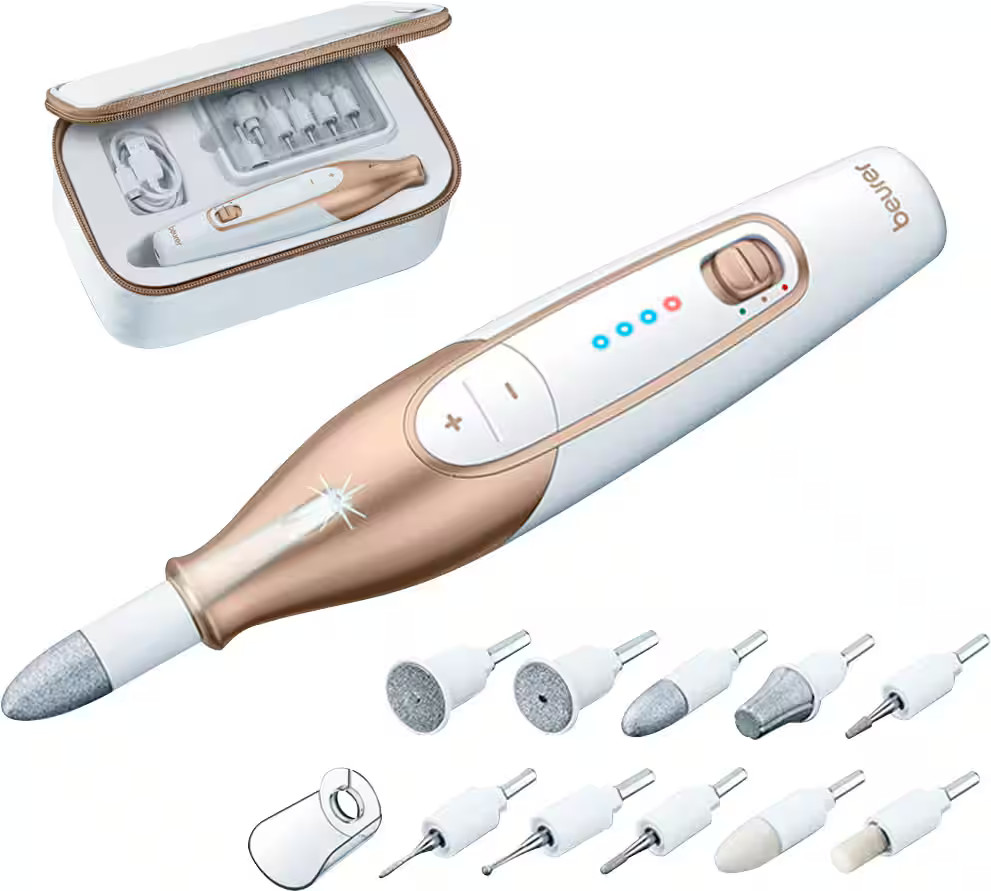 Beurer Electric Manicure/Pedicure Set White & Gold MP64 - Best Buy | Best Buy U.S.