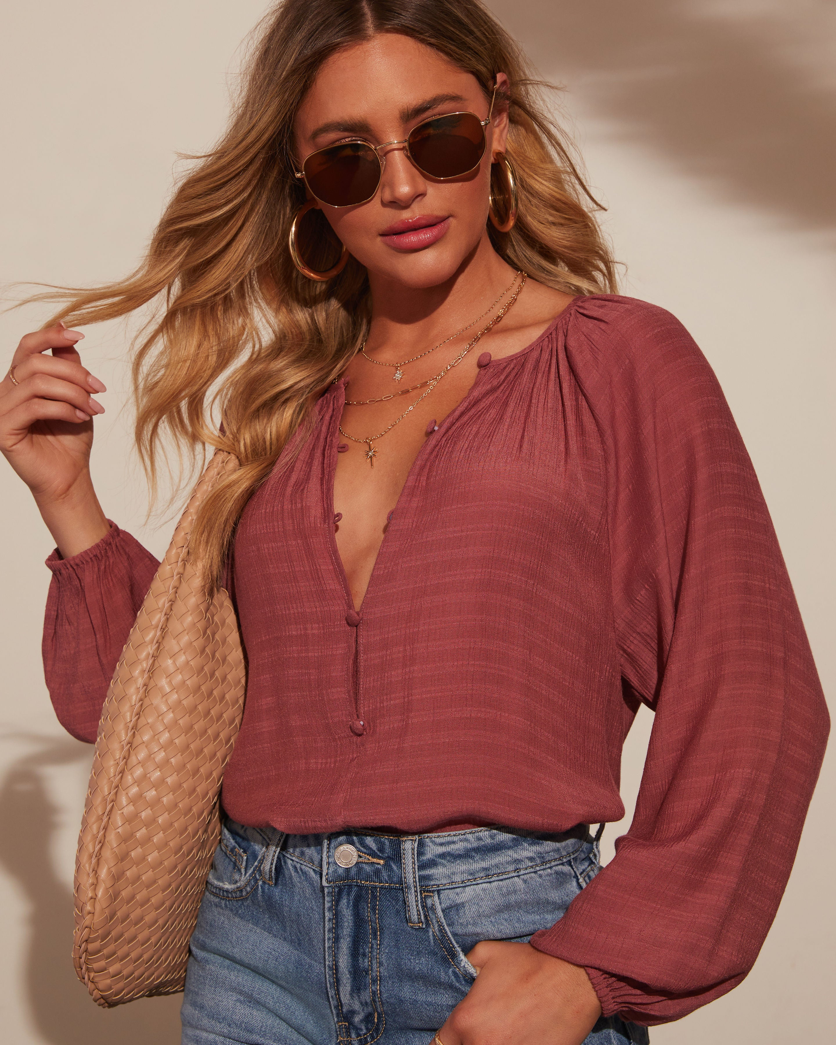 A Little Closer Peasant Blouse | VICI