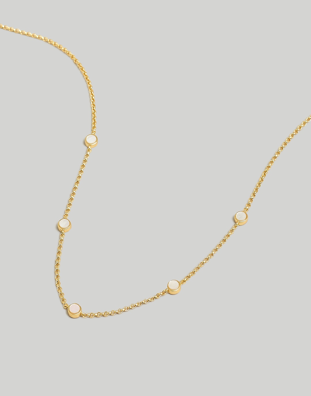 Mother of Pearl Station Necklace | Madewell
