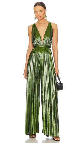 Graciane Jumpsuit in Lime | Revolve Clothing (Global)