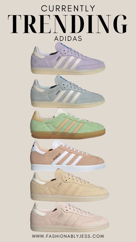 Currently trending sneakers for summer! Loving all of these adidas sambas 

#LTKFindsUnder100 #LTKShoeCrush #LTKStyleTip