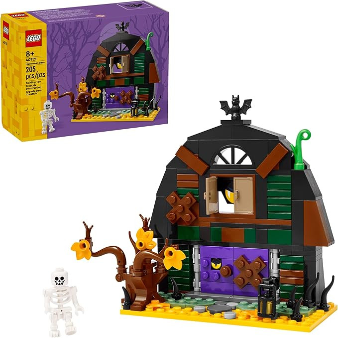 LEGO Halloween Barn Building Toy - Room Decor & Pretend Play Set for Boys & Girls, Ages 9+ - Hall... | Amazon (US)